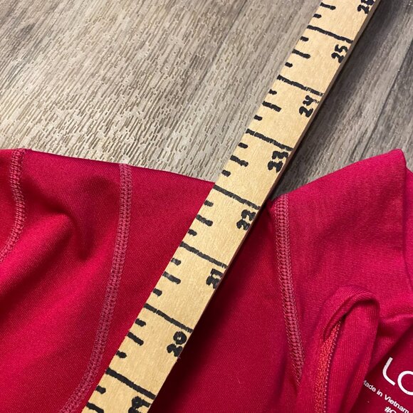 Lole Quarter Zip Long Sleeve Athletic Top Size Small *minor stains* - Picture 6 of 8